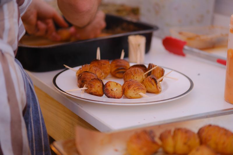 Close up food prepared by Josh Talmud